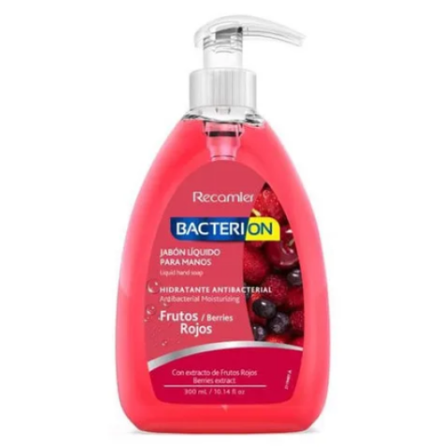 bacterion jabón líquido frutos rojos x 300 ml