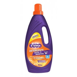 Eterna Detergente quita manchas + bicarbonato Frasco X 1 Litro