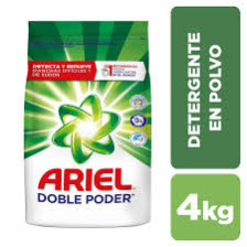 Ariel Detergente en polvo Bolsa X 4 Kg 