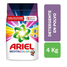 Ariel Revita-color Detergente en polvo Bolsa X 4 Kg