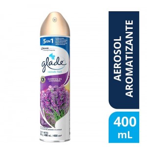 Glade Aerosol Aromatizante Campos lavanda Lata X 400 Ml 