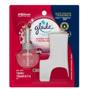 Glade Frutos Rojos 1 Aparato + 1 Repuesto X 21 Mililitros