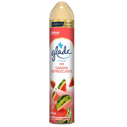 glade ambientador aerosol sandia refrescante x 400 ml