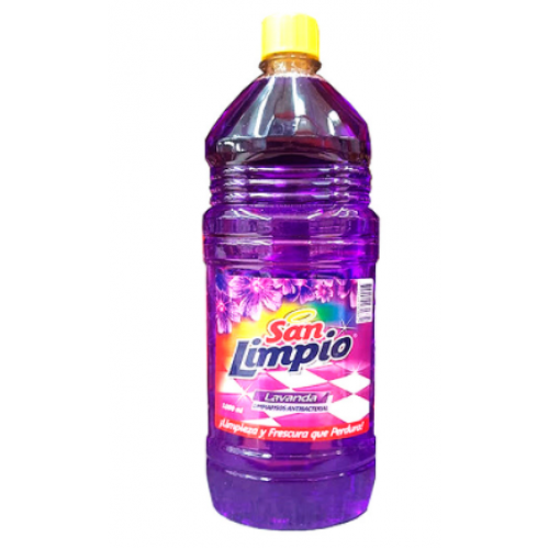 San Limpio Lavanda Limpia pisos Antibacterial Frasco X 1000 Ml 