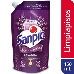 Sanpic Limpiador multiusos Lavanda Doy Pack X 450 Ml 