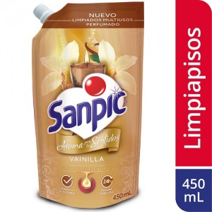 Sanpic Limpiador multiusos Vainilla Doy Pack X 450 Ml 