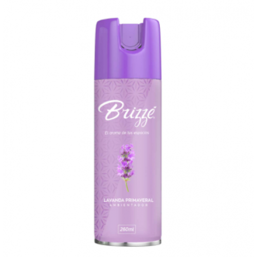 Brizze Ambientador Aerosol Lavanda Primaveral Lata X 260 Ml 