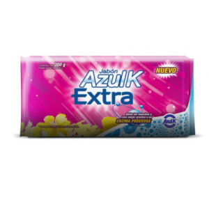 Jabón AzulK Extra enzima poderosa Barra X 200 Gramos 
