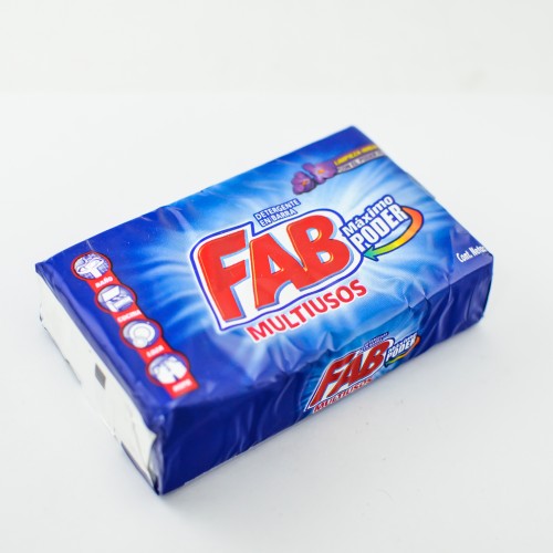 Fab jabón multiusos floral Barra 300 Gramos