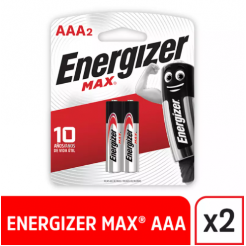 Pila Energizer Max AAA2 X 2 Unidades