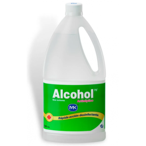 Alcohol Antiséptico MK Frasco X 700 Ml 