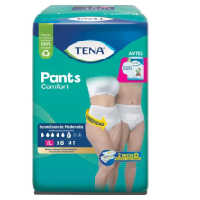 Tena Pants Comfort Talla L Paquete X 8 Unidades