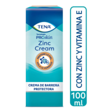 Tena Crema De Barrera Protectora Con Zinc Tubo X 100 Ml 