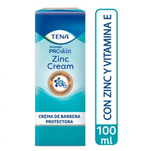 Tena Crema de barrera protectora con Zinc Tubo X 100 Ml 