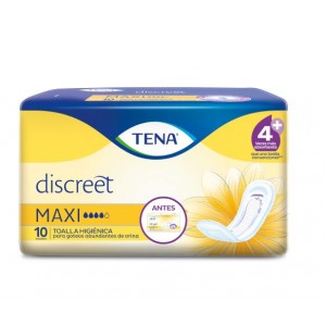 Tena toalla mujer Maxi Paquete X 10 Unidades 