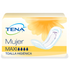 Tena toalla mujer Maxi Paquete X 10 Unidades 