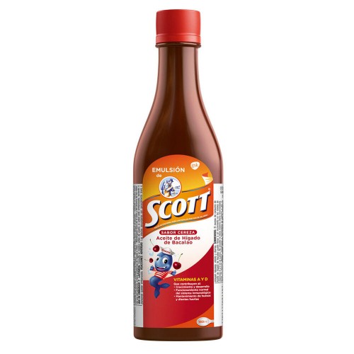 Emulsión de Scott Cereza Frasco X 180 Ml Emulsión de Scott Cereza Frasco X 180 Ml