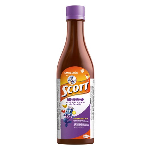 Emulsión de Scott Frutas tropicales Frasco X 180 Ml Emulsión de Scott Frutas tropicales Frasco X 180 Ml