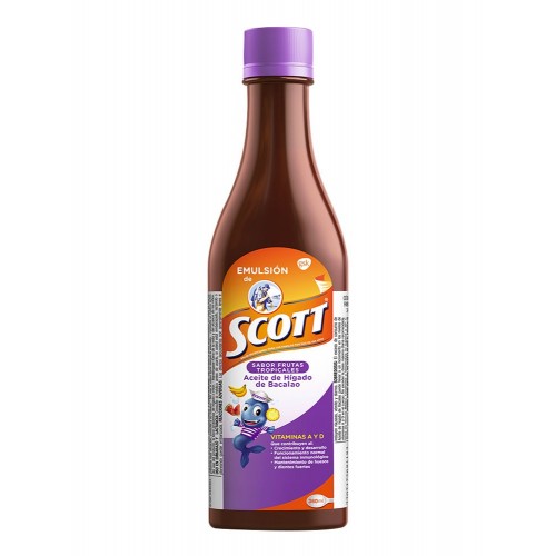 Emulsión de Scott Frutas tropicales Frasco X 360 Ml 
