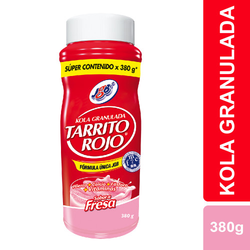 Tarrito Rojo Fresa Frasco X 380 Gramos 