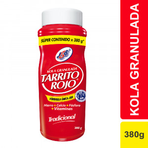 Tarrito Rojo Tradicional Super contenido Frasco X 380 Gramos 