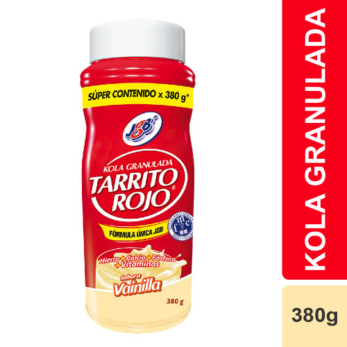 Tarrito Rojo Vainilla Frasco X 380 Gramos 