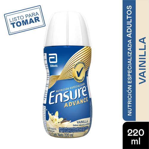 Ensure Advance liquido Sabor Vainilla Frasco X 220 Ml 