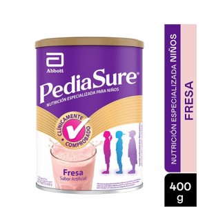 Pediasure Nutrición especializada en polvo Sabor Fresa Lata X 400 Gramos 