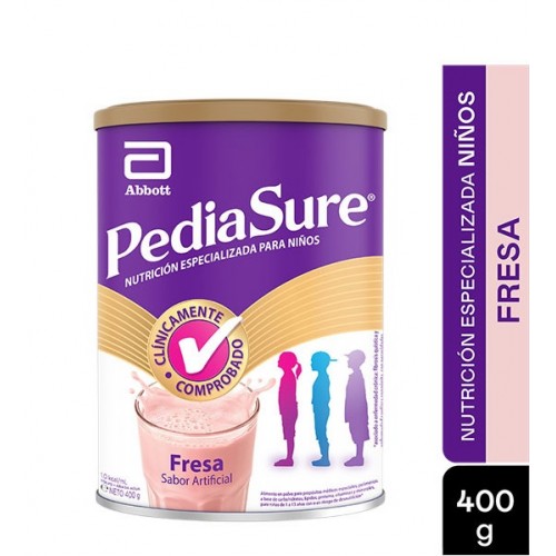 Pediasure Nutrición especializada en polvo Sabor Fresa Lata X 400 Gramos 