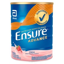 Ensure Advance Fresa Lata X 850 Gramos