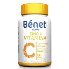 Bénet  Zinc + Vitamina C Frasco X 60 Gomas 