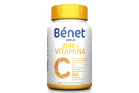 Bénet  zinc + vitamina C Frasco X 60 Gomas 