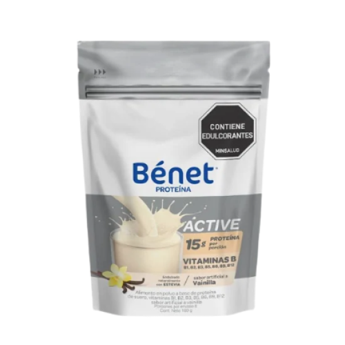 bénet proteína vainilla estevia x 160 gr
