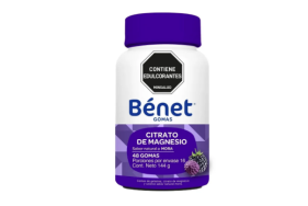 benet citrato de magnesio frasco x 48 gomas