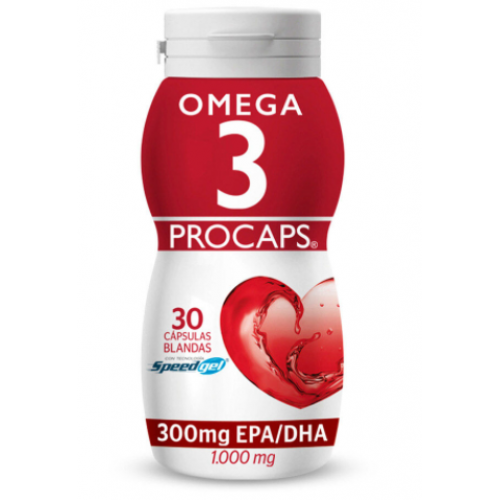 Omega 3 300 Mg EPA/DHA Frasco X 30 Cápsulas 