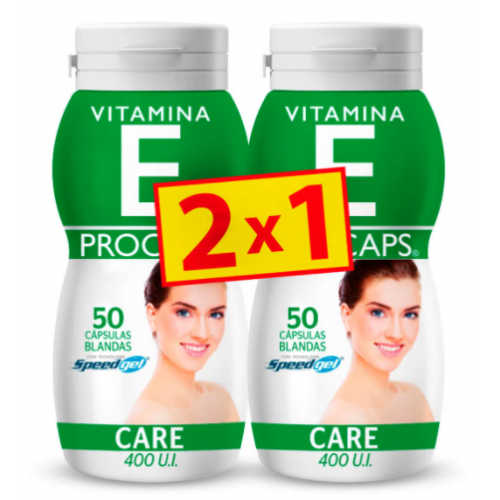 Vitamina E 400UI Oferta 2 Frascos X 50 Cápsulas 