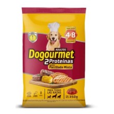 Dogourmet Adultos alimento para perros 2 proteínas sabor parrillada mixta Paquete X 350 Gr