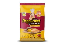 Dogourmet Adultos alimento para perros 2 proteínas sabor parrillada mixta Paquete X 350 Gr