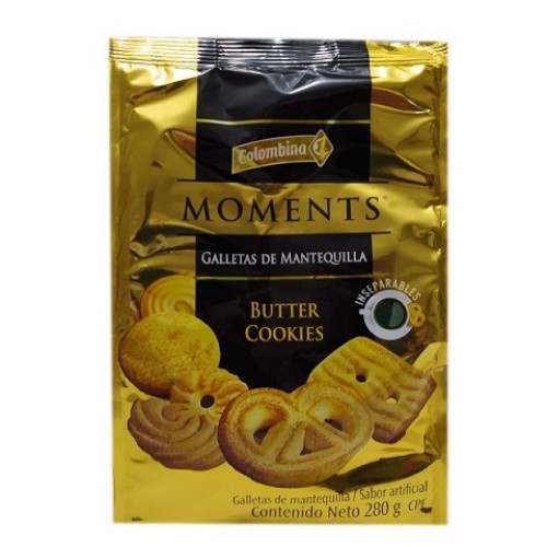 Moments  Galleta de Mantequilla Paquete X 280 Gramos 
