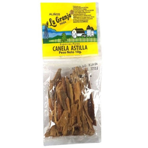 Canela en astilla La granja Paquete X 10 Gramos Canela en astilla La granja Paquete X 10 Gramos