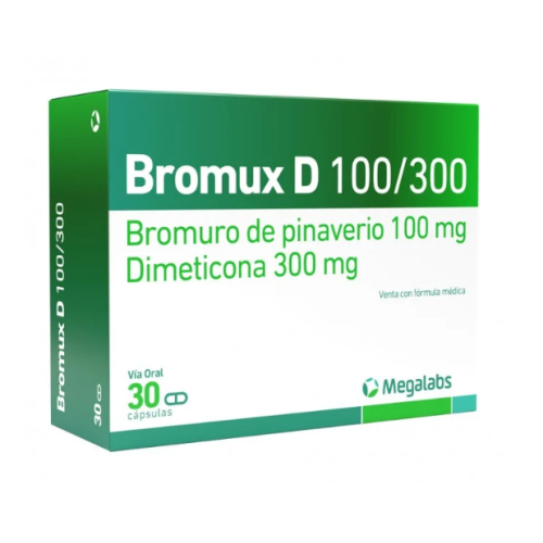 Bromux-D 100 Mg/300 Mg  Caja X 30 Tabletas 