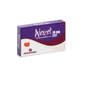 alercet cetirizina 10 mg x 10 cápsula blanda