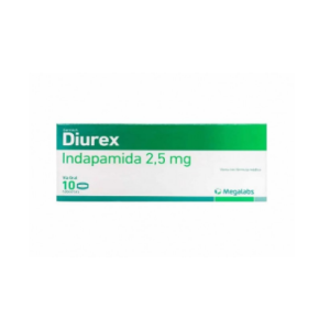 diurex 2.5 mg caja x 10 tabletas