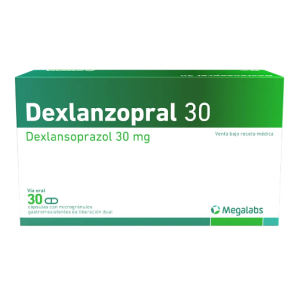Dexlanzopral 30 Mg Caja X 30 Cápsulas 