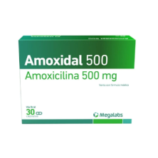 Amoxidal 500 Mg Caja X 30 Cápsulas 