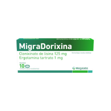 Migra Dorixina 125 Mg/ 1 Mg Caja X 10 tabletas 
