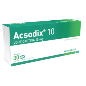 Acsodix 10 Vortioxetina 10 Mg 30 Comprimidos Recubiertos Acsodix 10 Vortioxetina 10 Mg 30 Comprimidos Recubiertos