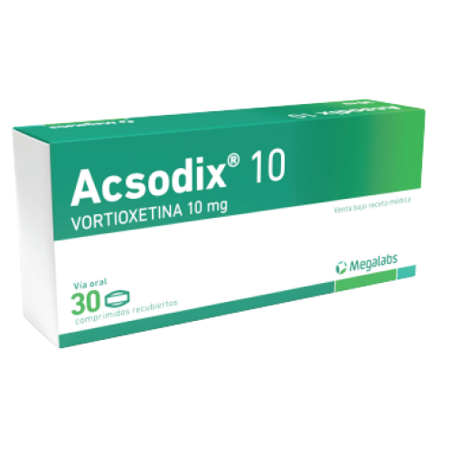 Acsodix 10 Vortioxetina 10 Mg 30 Comprimidos Recubiertos Acsodix 10 Vortioxetina 10 Mg 30 Comprimidos Recubiertos