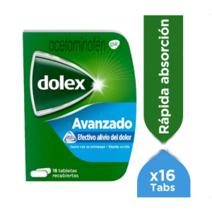 Dolex Avanzado 500 Mg Caja X 16 Tabletas 