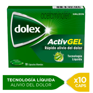 Dolex Activgel Caja X 10 Cápsulas 